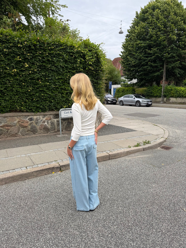 Nora Denim Jeans - Light Blue