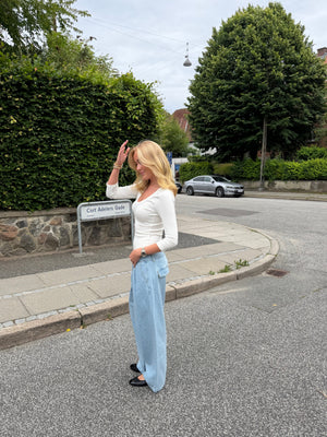 Nora Denim Jeans - Light Blue