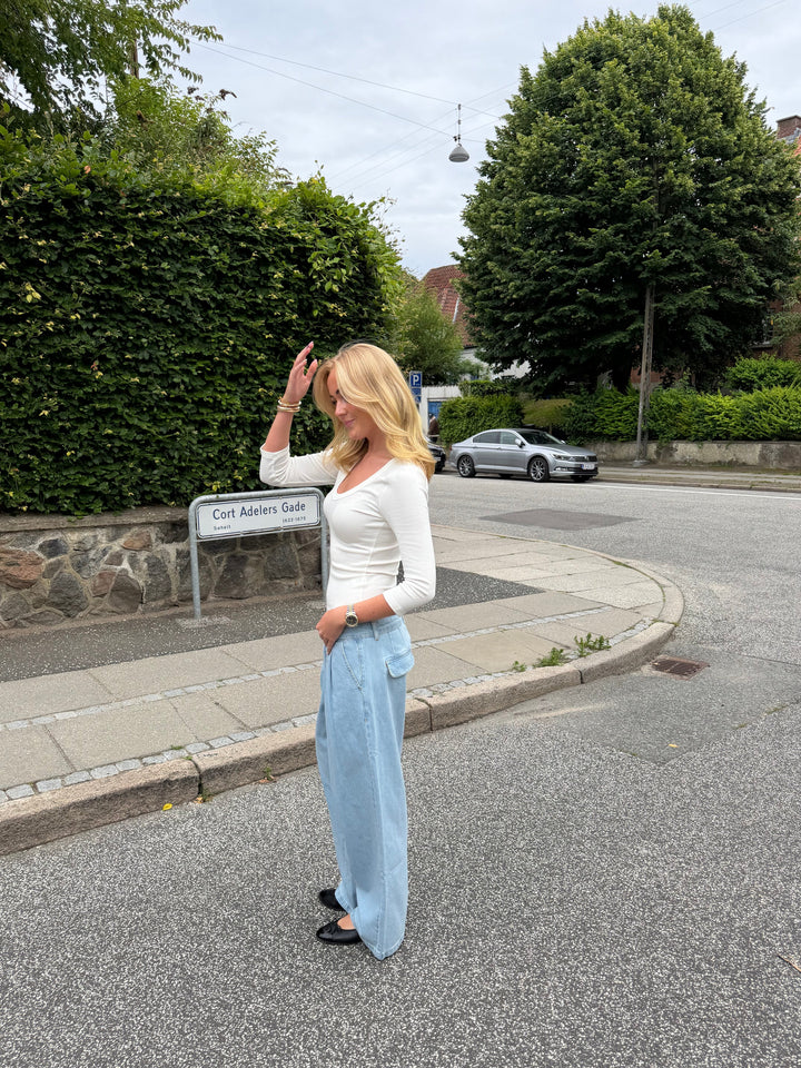 Nora Denim Jeans - Light Blue