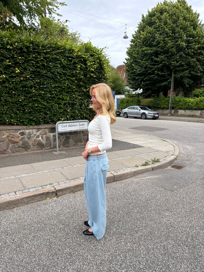 Nora Denim Jeans - Light Blue