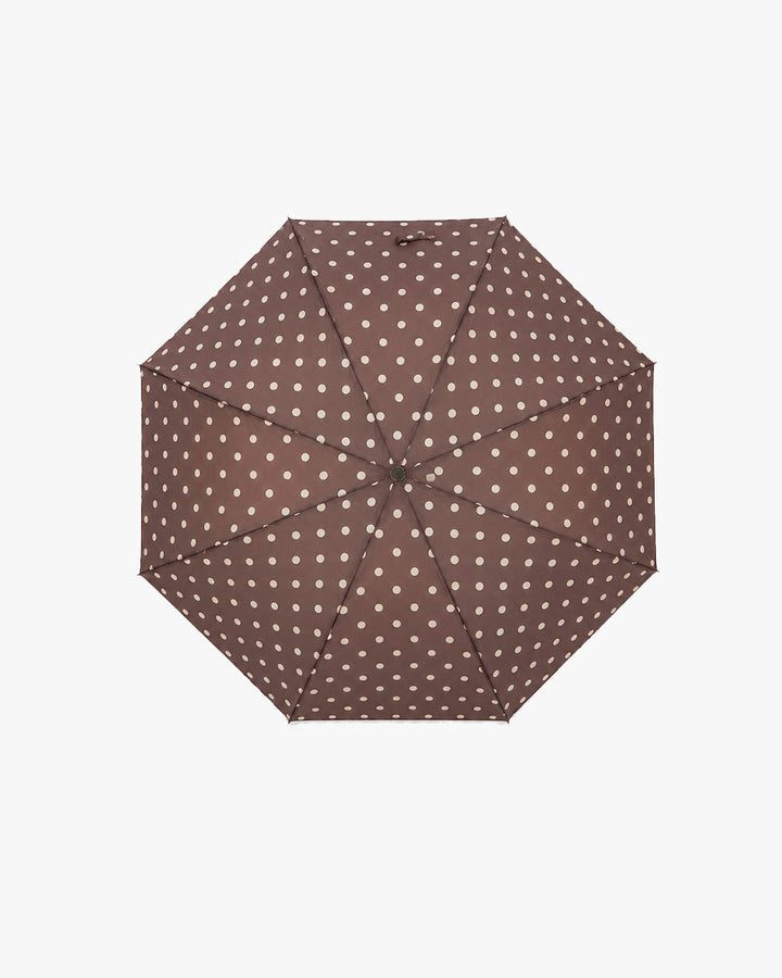 Pitaya Umbrella - Dark Brown/Beige Dot