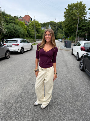 Nora Denim Jeans Petit - Beige