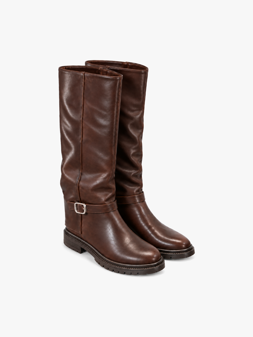 Elsa Riding Boots - Dark Brown