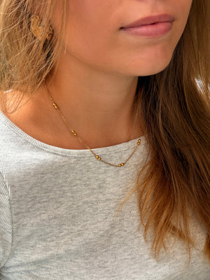 Filine Ball Necklace - Gold Plated