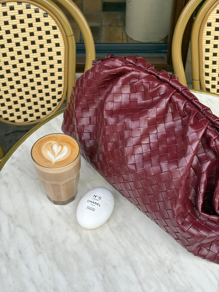 Bianca XL Clutch - Burgundy
