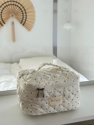 Large Makeup Bag - Dots