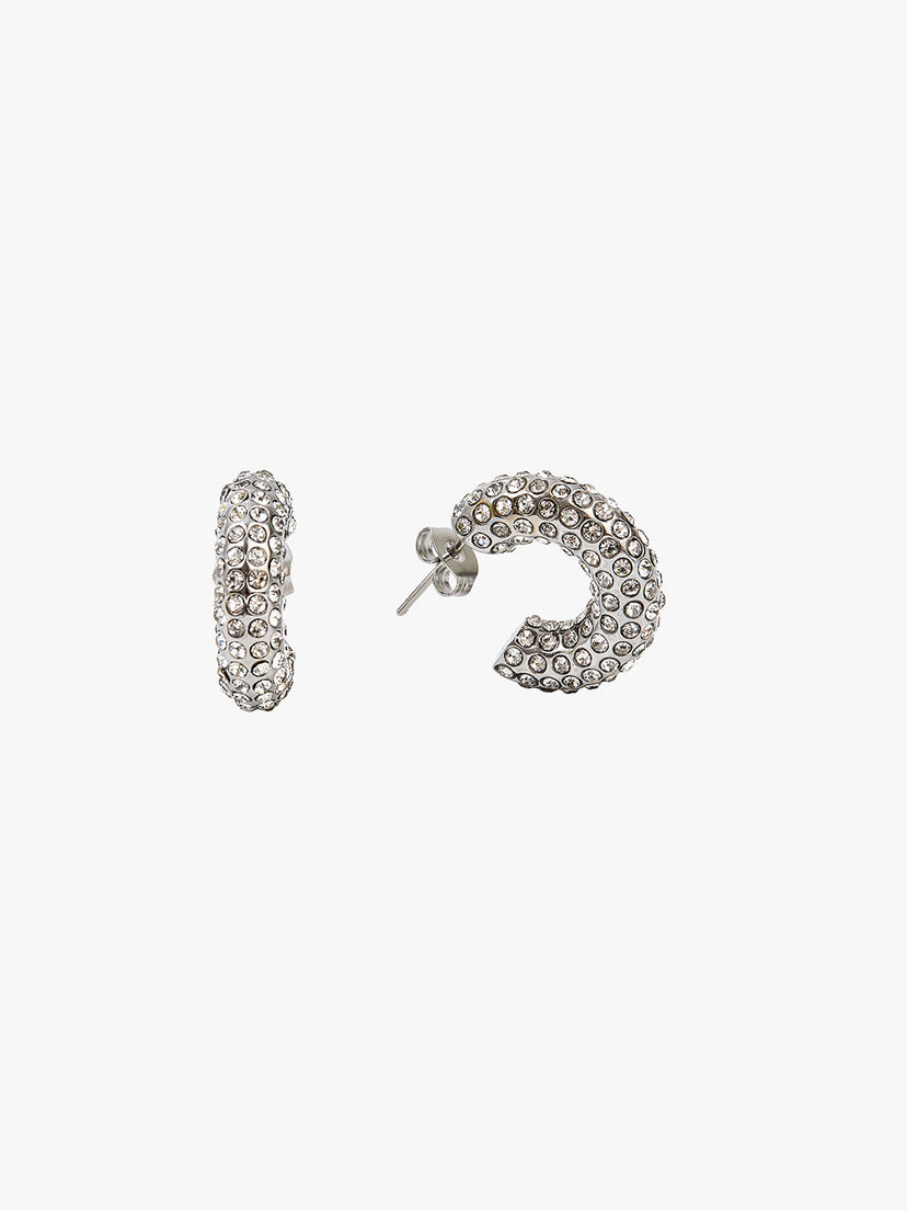 Clio Sparkle Earrings - Stainless Steel