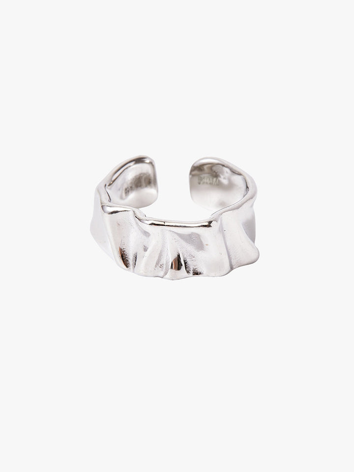Valerie Chunky Textured Ring - Stainless Steel
