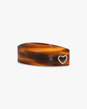 Vilda Hair Clip - Tortoise Brown