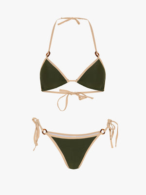 Aya Bikini Set - Army Green