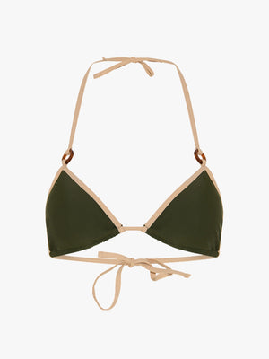 Aya Bikini Top - Army Green