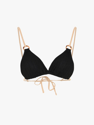 Ditte Bikini Top - Black