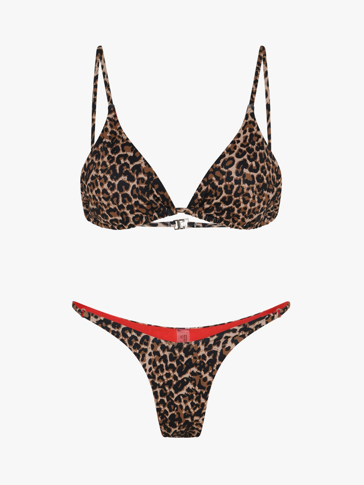 Elena Bikini Set - Black Leopard