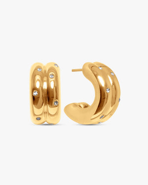 Ninna Earrings - Gold Plated