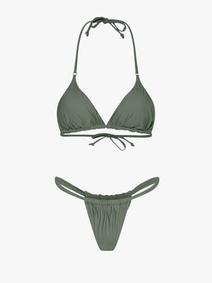 Nora Bikini Set - Army Green