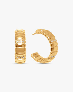 Signe Earrings - Gold Plated