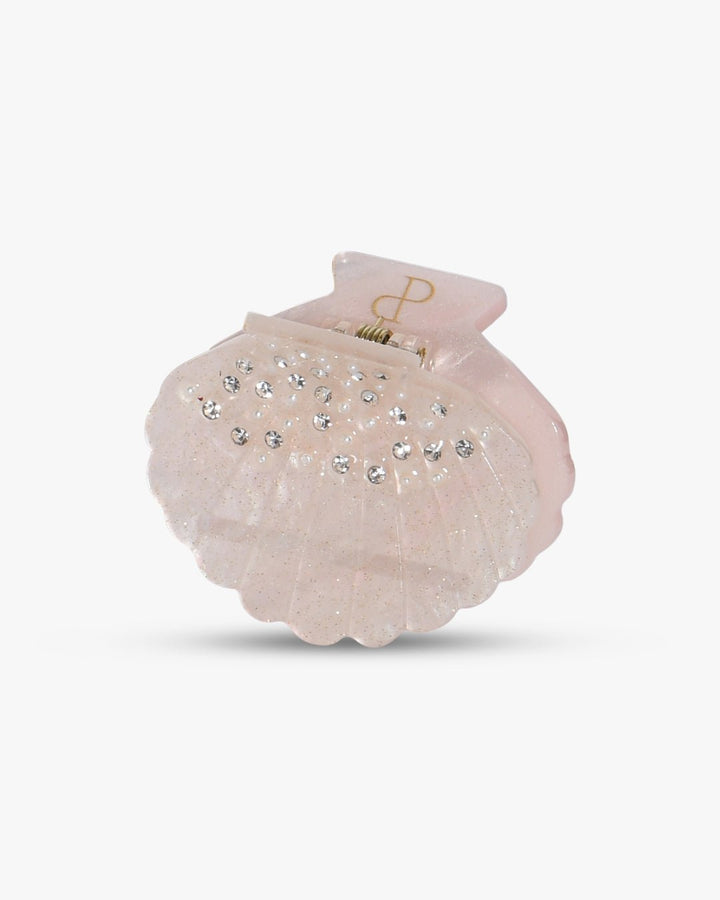 Tora Mini Shell Hairclip - Peach
